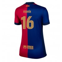 Maglia Calcio Barcelona Fermin Lopez #16 Prima Divisa Donna 2024-25 Manica Corta